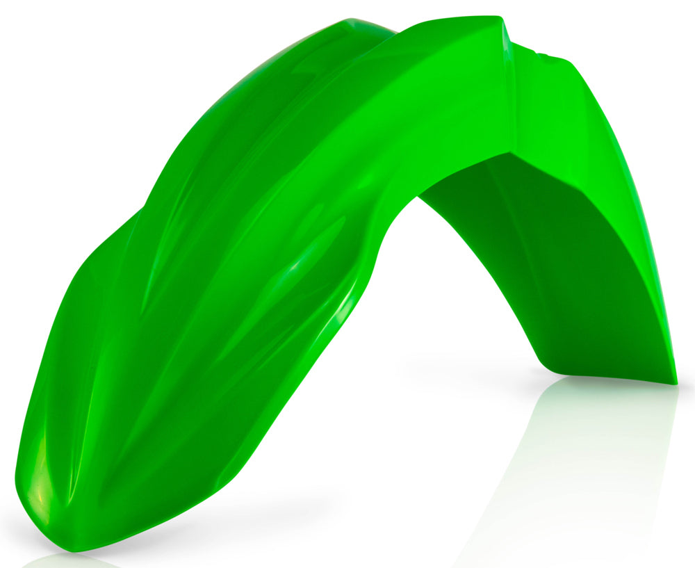 ACERBIS Front Fender Fluorescent Green for Kawasaki KX250F and KX450F Models