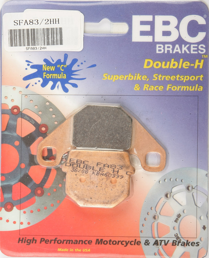 EBC Double-H Sintered Superbike Brake Pads SFA83/2HH for Scooter and Street Use