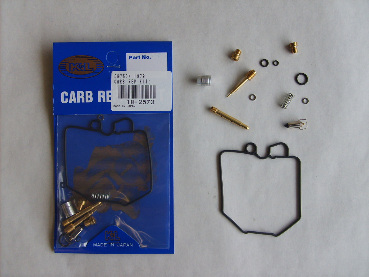 K&L Carburetor Repair Kit for 1979 Honda CB750K and CB750L - OEM Rebuild Components