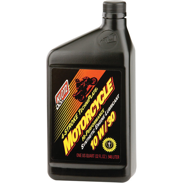 KLOTZ Motorcycle Techniplate 10W-30 Synthetic Engine Oil, 32 oz.