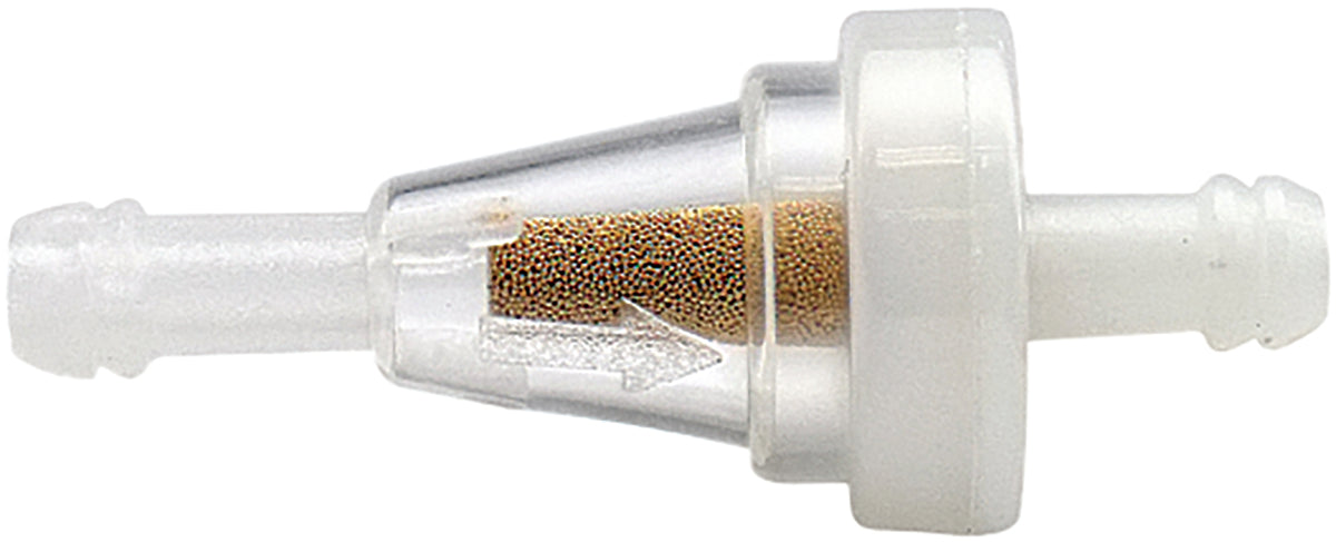 SP1 Fuel Filter 1/4" Brass - Universal Fuel Line Fit for Intake and Carburetor Systems