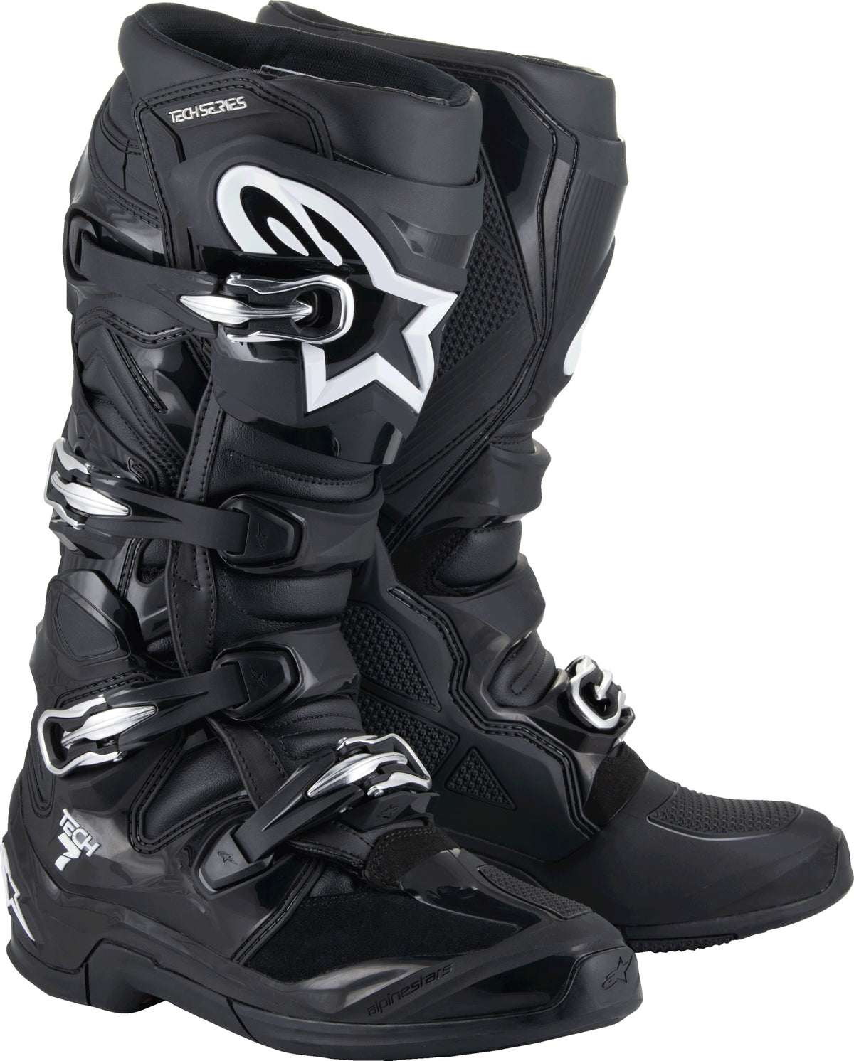 Alpinestars Tech 7 Offroad Boots Black US 7 – Lightweight, Protective Motorcross Footwear