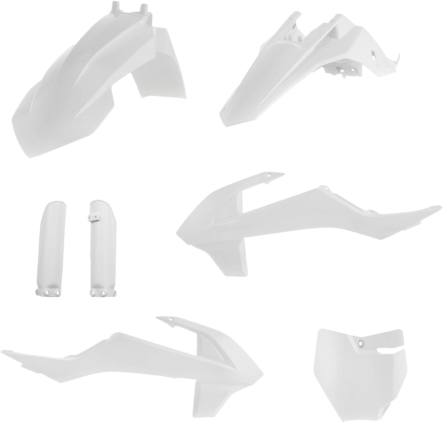 ACERBIS Full Plastic Kit for KTM 65 SX (2019-2024) – White