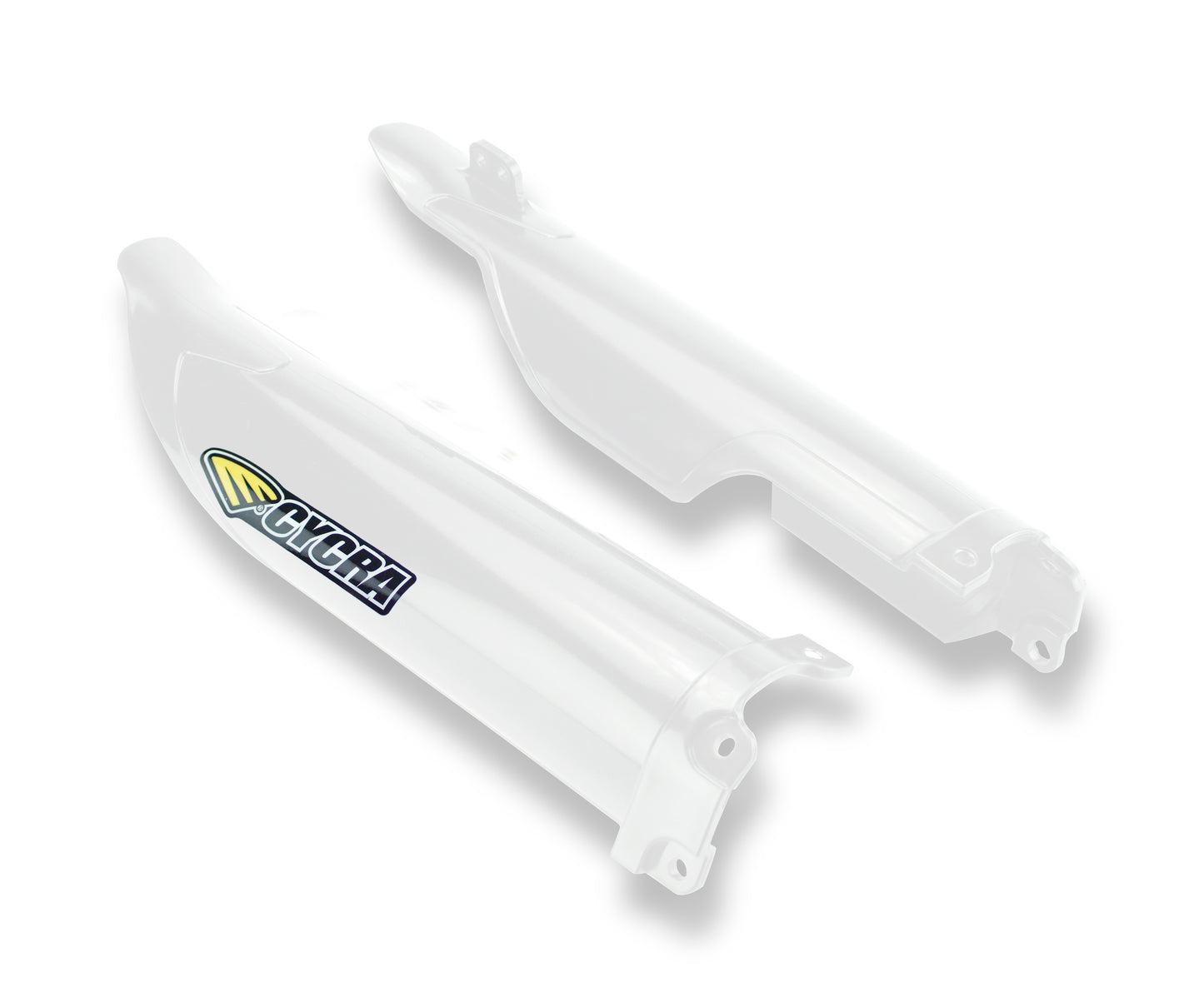 CYCRA Fork Guards White - Replacement Body for Offroad Motorcycles Part 1CYC-6903-42
