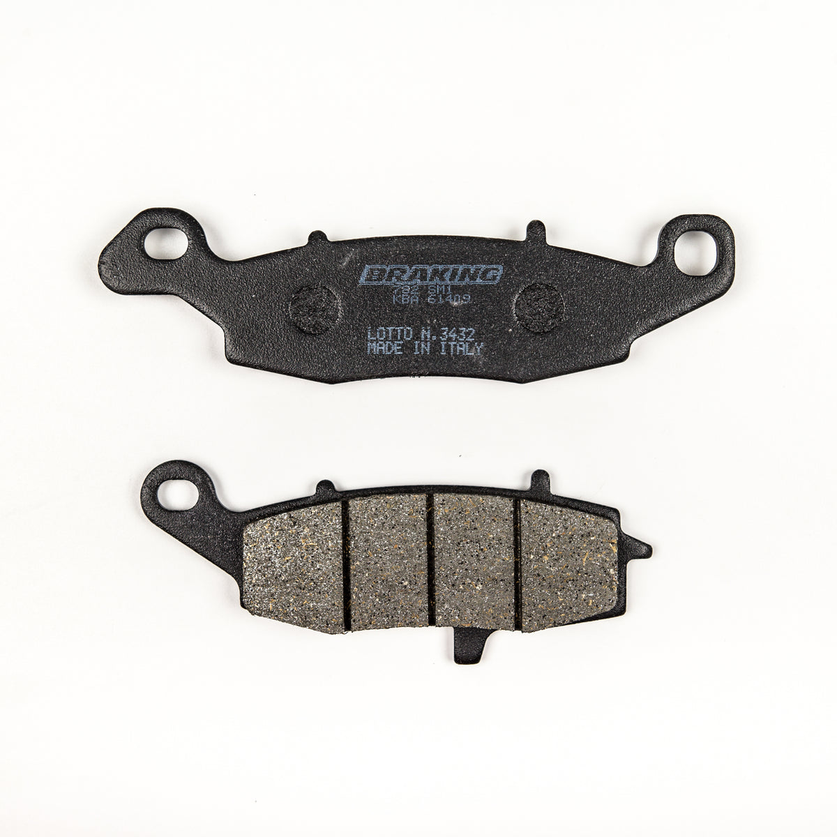 BRAKING Part Number 782SM1 Semi Metallic Brake Pad Set for Kawasaki and Suzuki Motorcycles