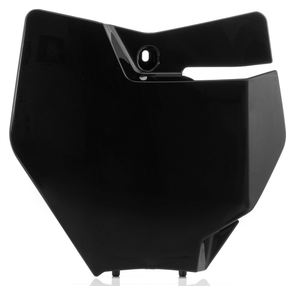 ACERBIS Front Number Plate for KTM 250/350/450 SX-F and XC-F Models - Black