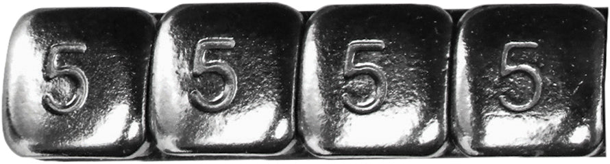 K&L 32-3499 Chrome 5 Gram Wheel Weights for Tire & Wheel Balance, 360 Pieces