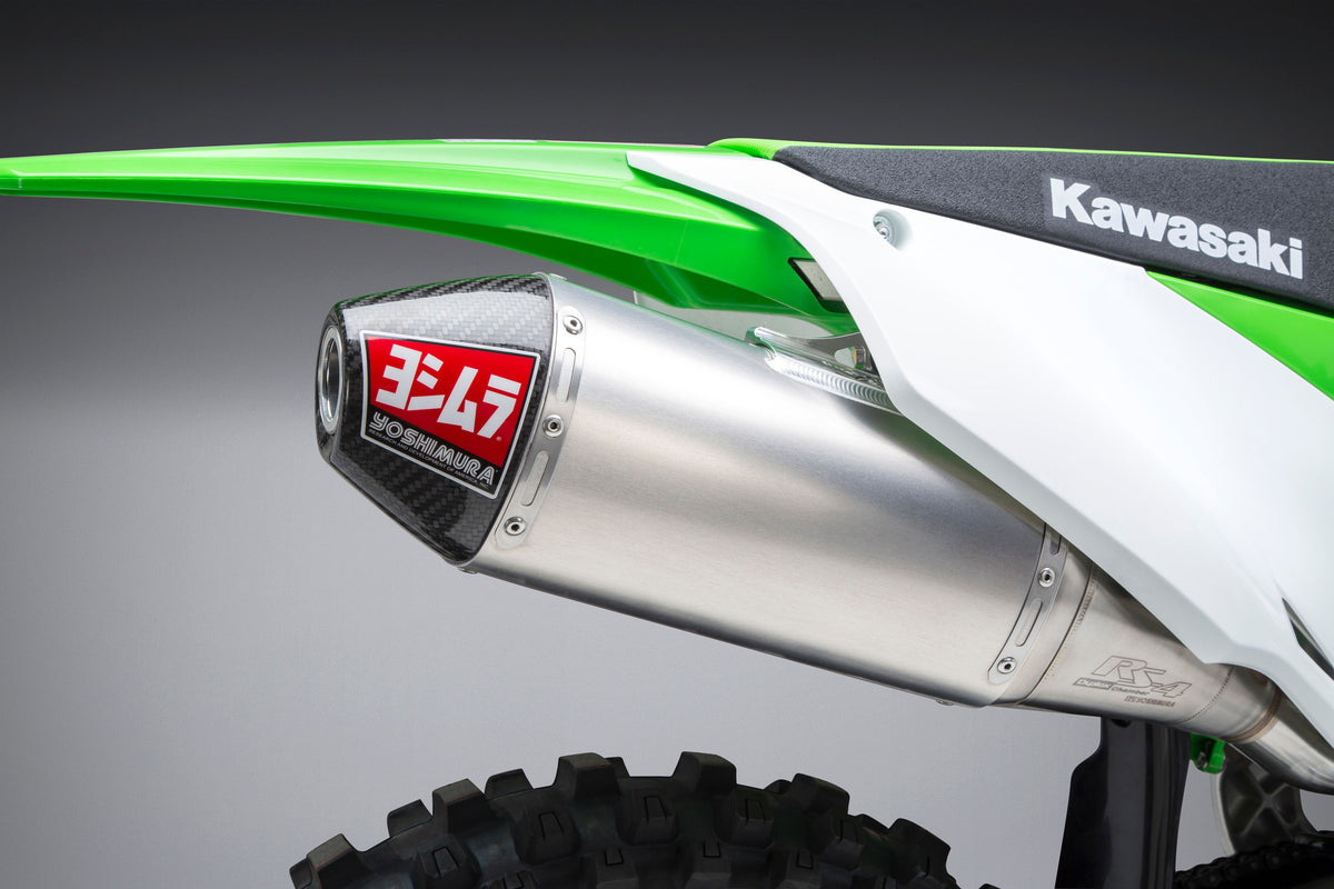 Yoshimura RS-4 Slip-On Muffler for Kawasaki KX450F and KX450X (2019-2023) | Offroad Exhaust System