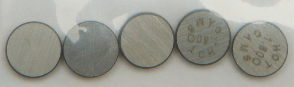 Hot Cams Valve Shims 7.48x1.80mm 5-Pack for Yamaha YZ250FX and Honda CRF250R