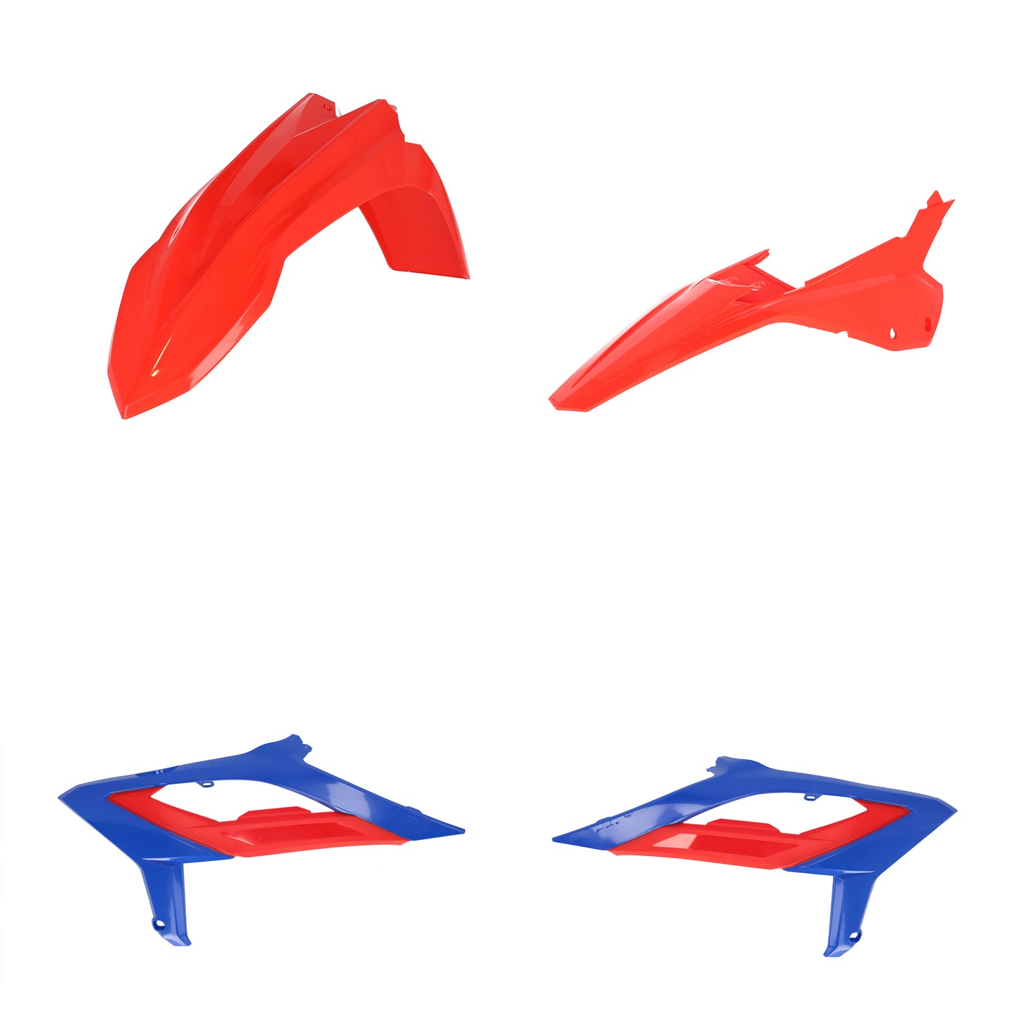 ACERBIS Plastic Kit for Beta 2023 Offroad Models – Red and Blue Replacement Body Parts