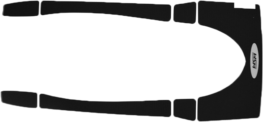 WSM Black Traction Mat for Sea-Doo RXP and RXP-X Watercraft - Part 012-309BLK