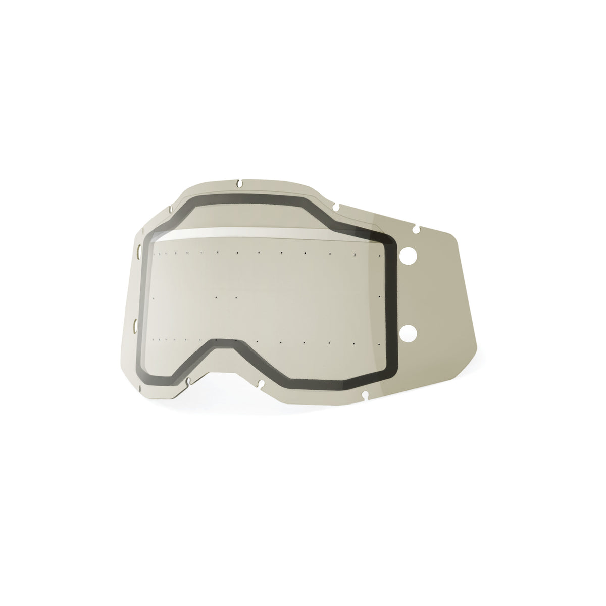 100-PERCENT Rc2/Ac2/St2 Forecast Dual Pane Sonic Bumps Smoke Lens for Offroad Eyewear