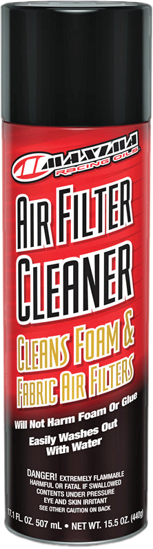 Maxima Air Filter Cleaner 15.5 oz - Spray-On Foam & Fabric Filter Cleaner for Heavy Oils and Contaminants