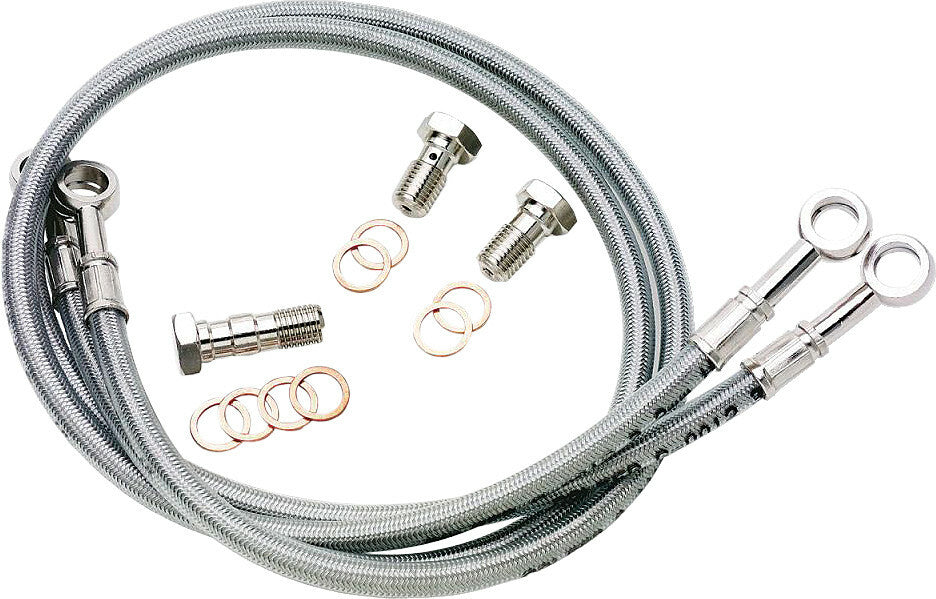 GBRAKES FK003D773-2 Front Brake Line for Suzuki Street Bikes