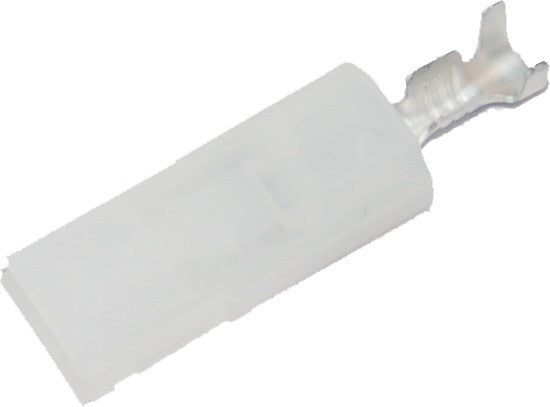 NAMZ Custom Cycle Amp .187 inch Female White Socket Housing - Pack of 20 (Part #NHD-72294-94)