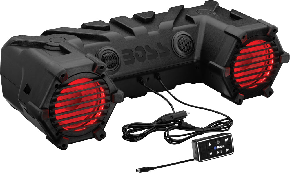 BOSS AUDIO ATV30BRGB 450W Bluetooth All Terrain LED Sound System for UTVs and ATVs