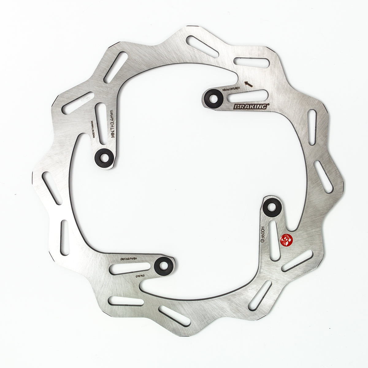 BRAKING Front Wave/Contour Brake Rotor for Honda XR600R - Offroad Performance