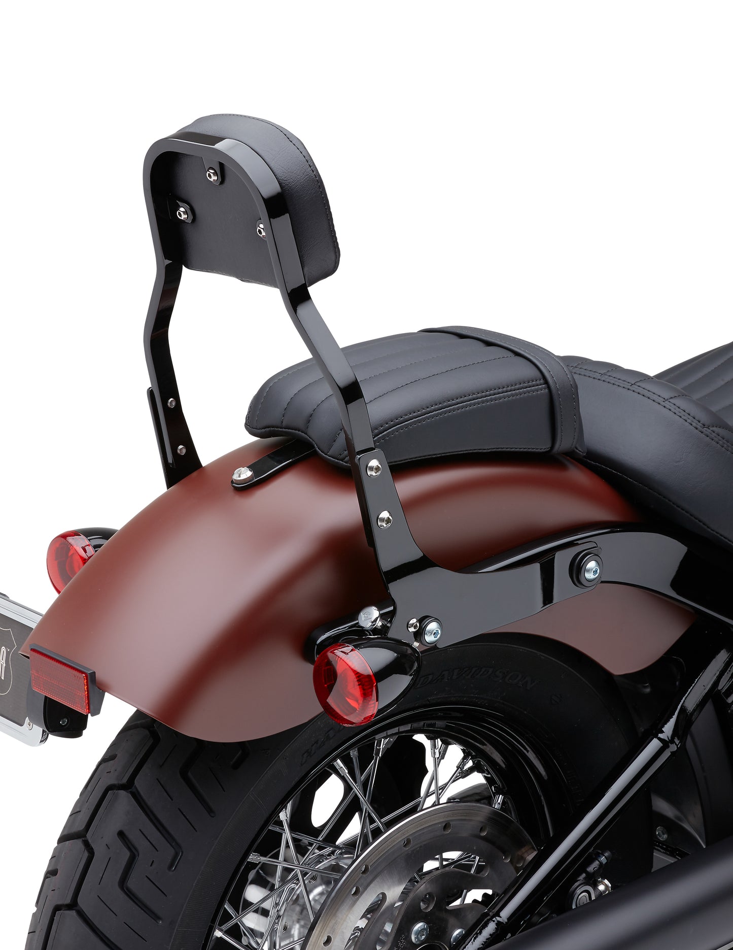 COBRA Detachable Backrest Mini Black for Dyna 2006-2017 - Model 602-2024B