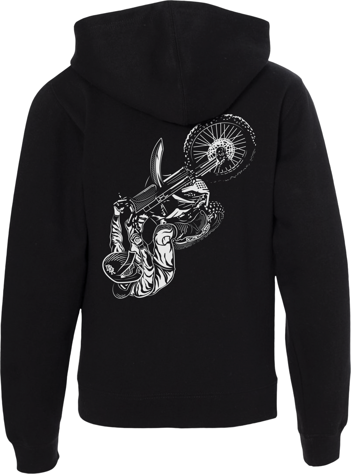 Fly Racing Youth DBK Wheelie Hoodie in Black, Size Small