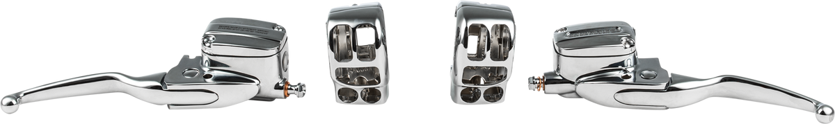 HardDrive Chrome Handlebar Control Kit with Hydraulic Clutch for 2017 Harley Davidson Motorcycles