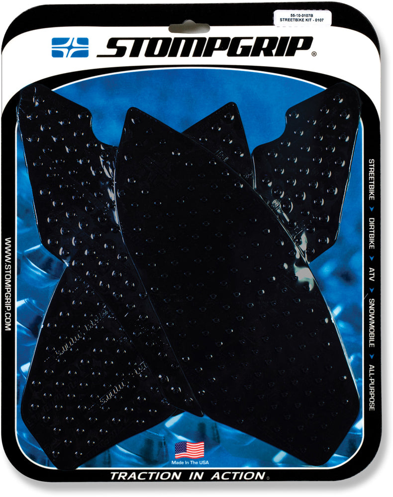 Stompgrip Tank Pad Kit Volcano Black for BMW S1000R and S1000RR Models