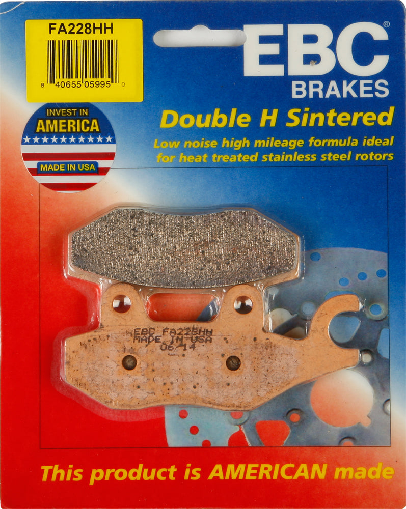 EBC FA228HH Brake Pads for Honda CMX250 Rebel 250 (1996-2006) – OEM Equivalent Offroad Brake Pads