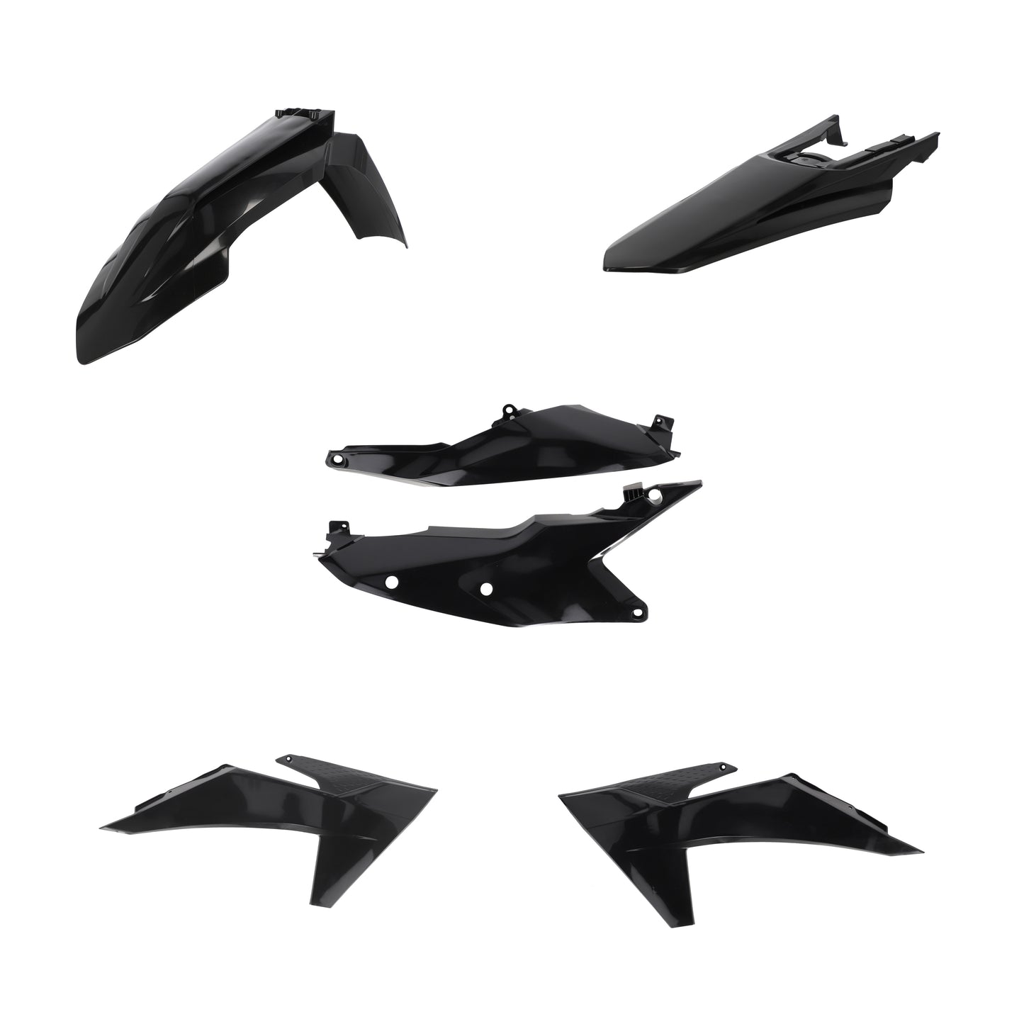 ACERBIS Plastic Kit KTM Black - Offroad Replacement Body Parts