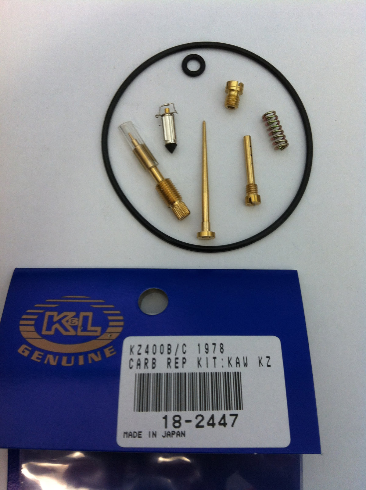 K&L Carburetor Repair Kit for Kawasaki KZ400 (1978) – OEM Rebuild Components