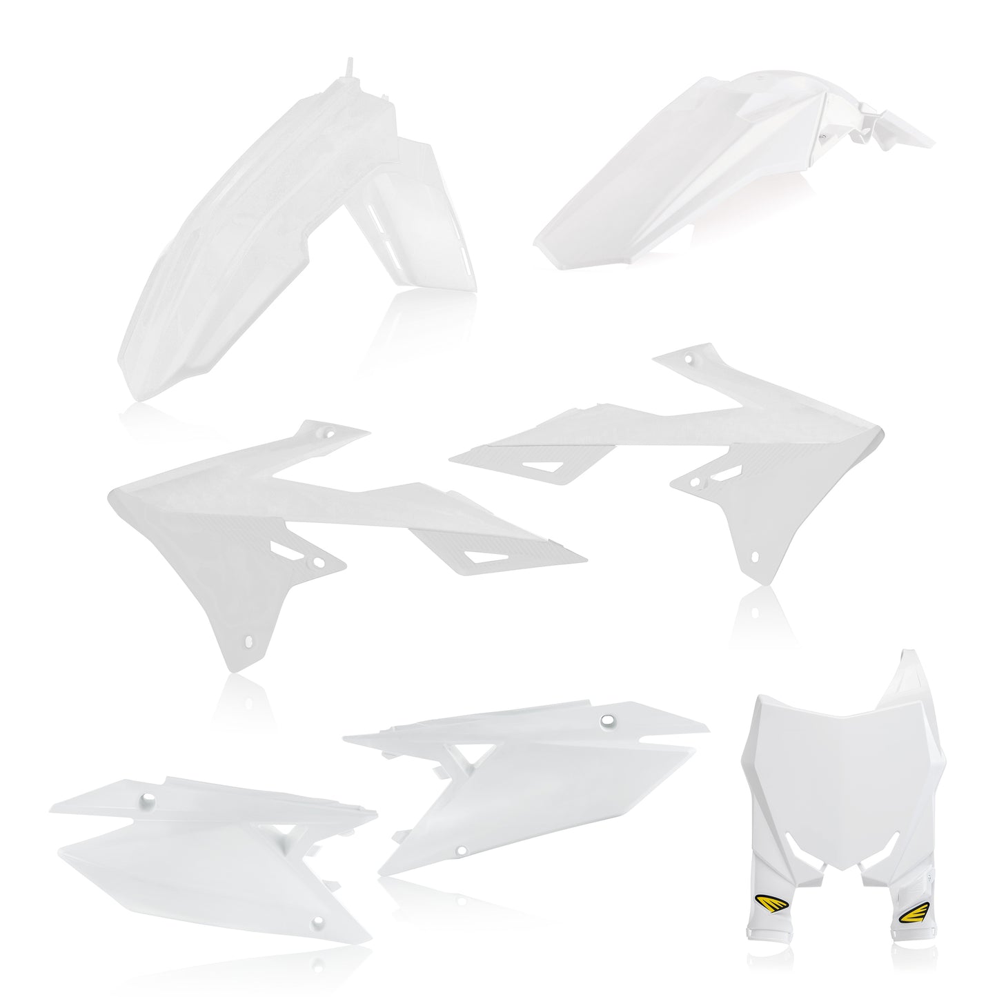 Cycra 1CYC-9430-42 Offroad 5 Piece White Body Kit for ATV and Dirt Bikes