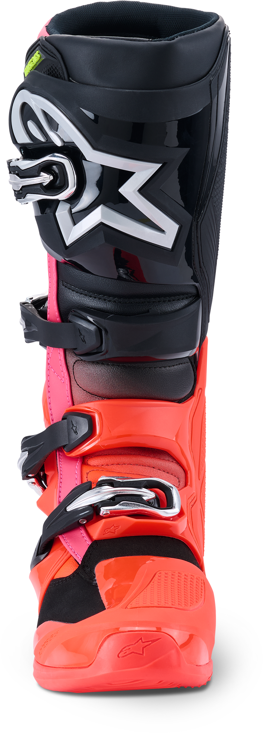 Alpinestars Tech 7 Offroad Boots in Black/Red Fluo/Pink Fluo, US Size 11