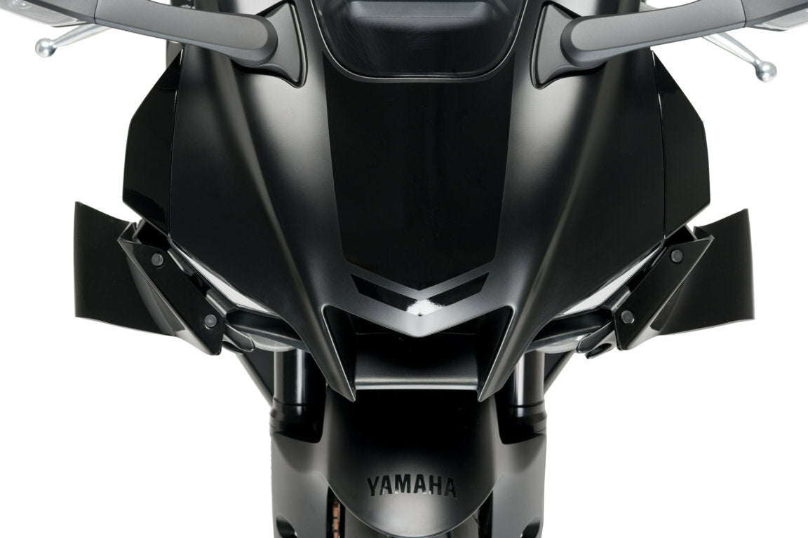 PUIG Front GP Spoiler for Yamaha YZF-R1 Series - Black | Part #20523N