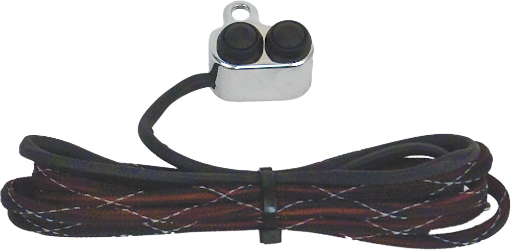 ARNOTT Handlebar Mounted Push Button Switch Control for Harley-Davidson® Suspension – Chrome Finish