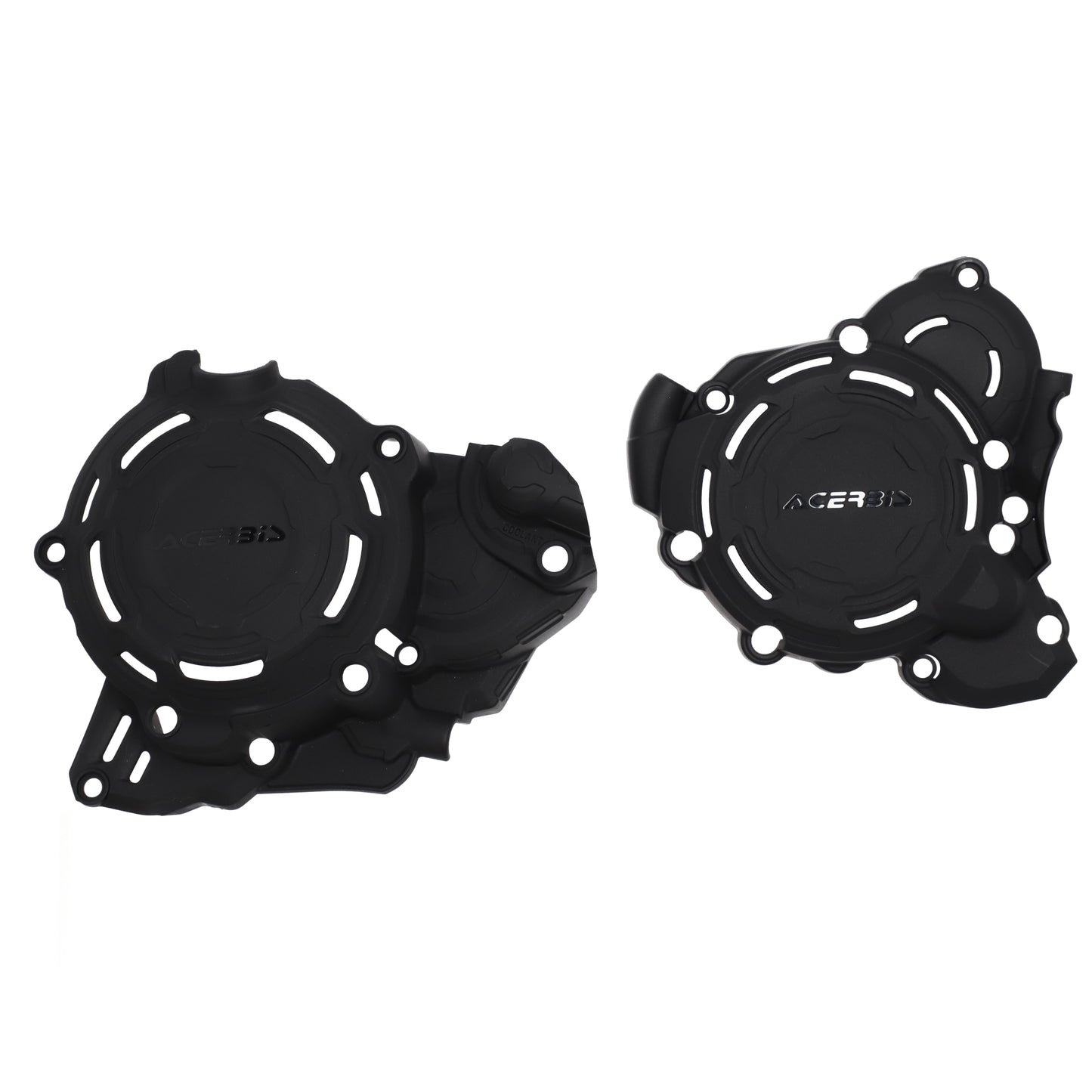 ACERBIS X Power Kit Black Offroad Clutch and Ignition Cover Guards for Husqvarna and KTM Models