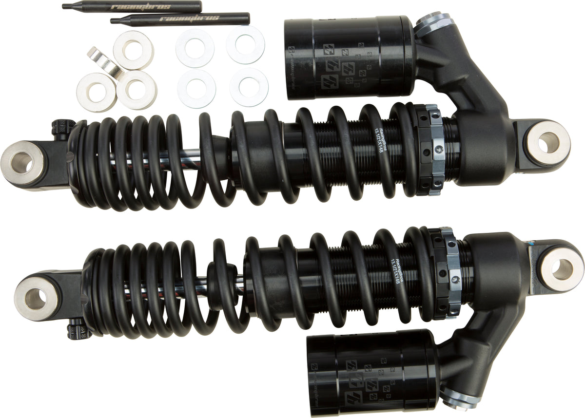 HardDrive R0800130-2 Remote Reservoir Rear Shock for Harley Davidson Sportster and V-Twin Models
