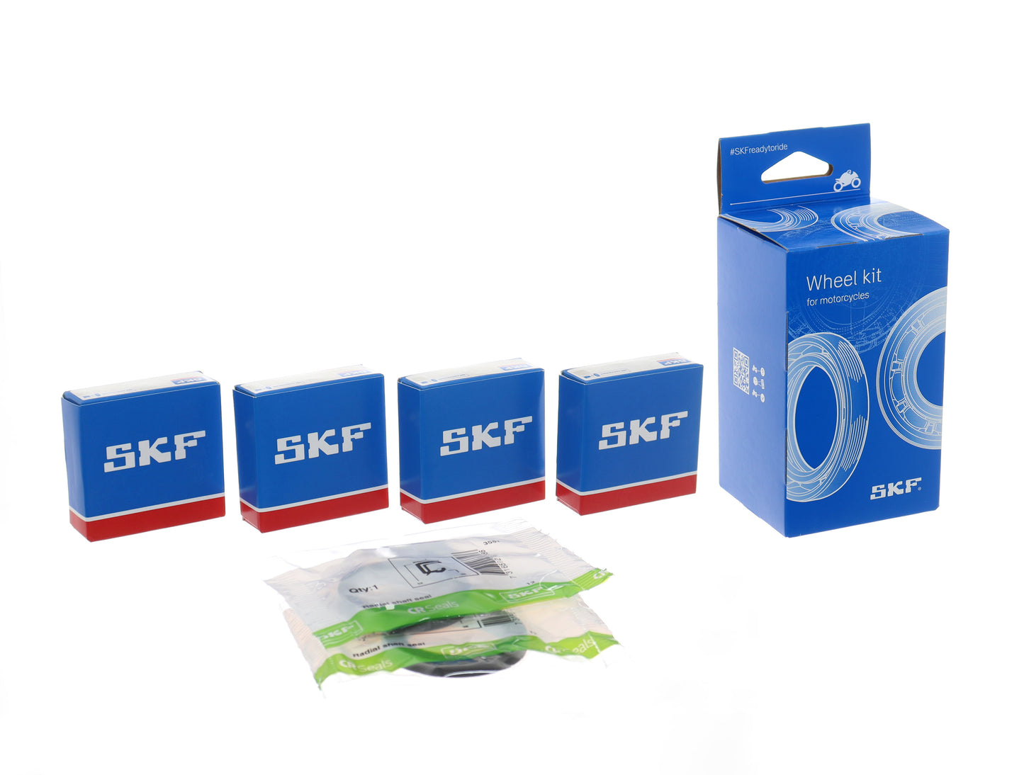 SKF VKWB-R-25-B Rear Wheel Bearing and Seal Kit for Offroad Motorcycles
