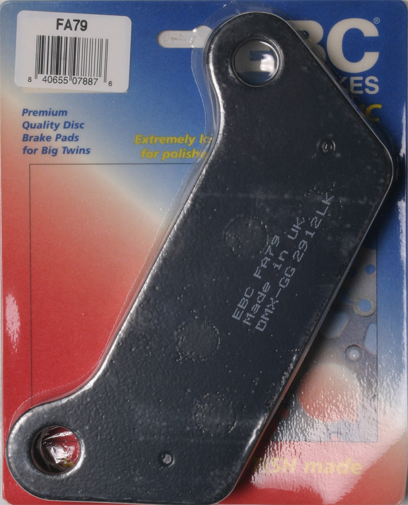 EBC FA79 Organic Brake Pads for Harley-Davidson V-Twin Models