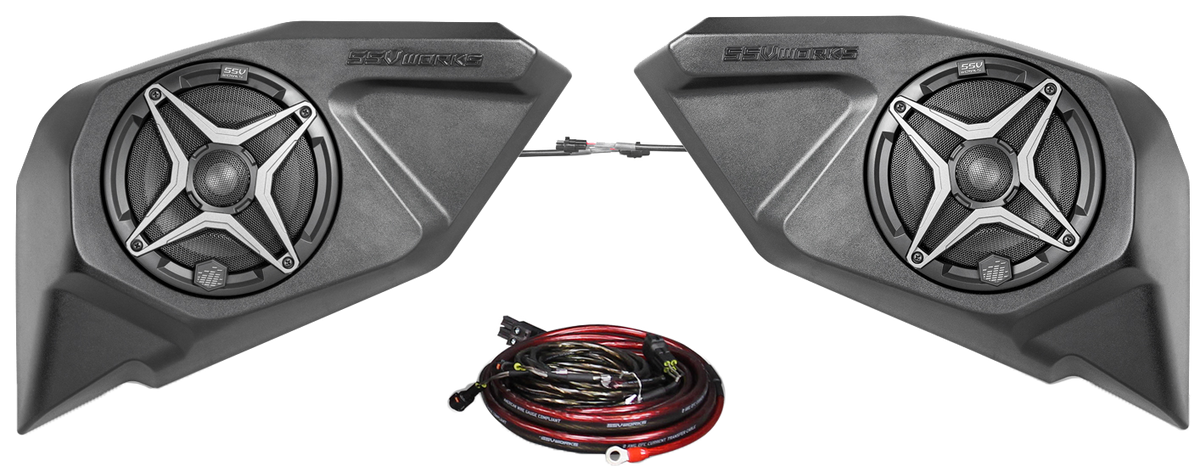 SSV Works Rear Door Speaker Pods for ATV/UTV - Part Number 220-RZ5-2DRA