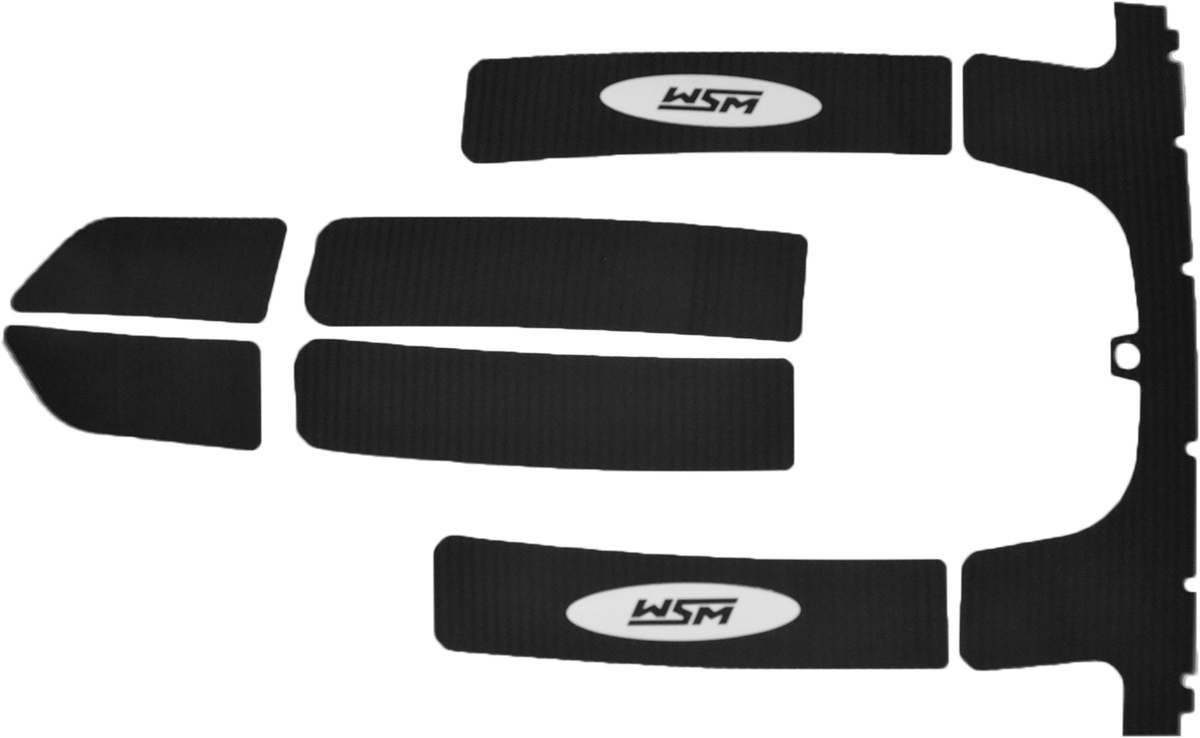 WSM Black Traction Mat for Kawasaki Watercraft - 012-104BLK