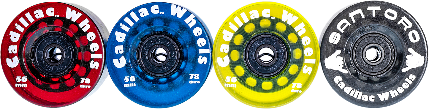 SANTORO FABWORX Cadillac Wheels Blue for Harley Davidson Crash Bars and Bag Guards