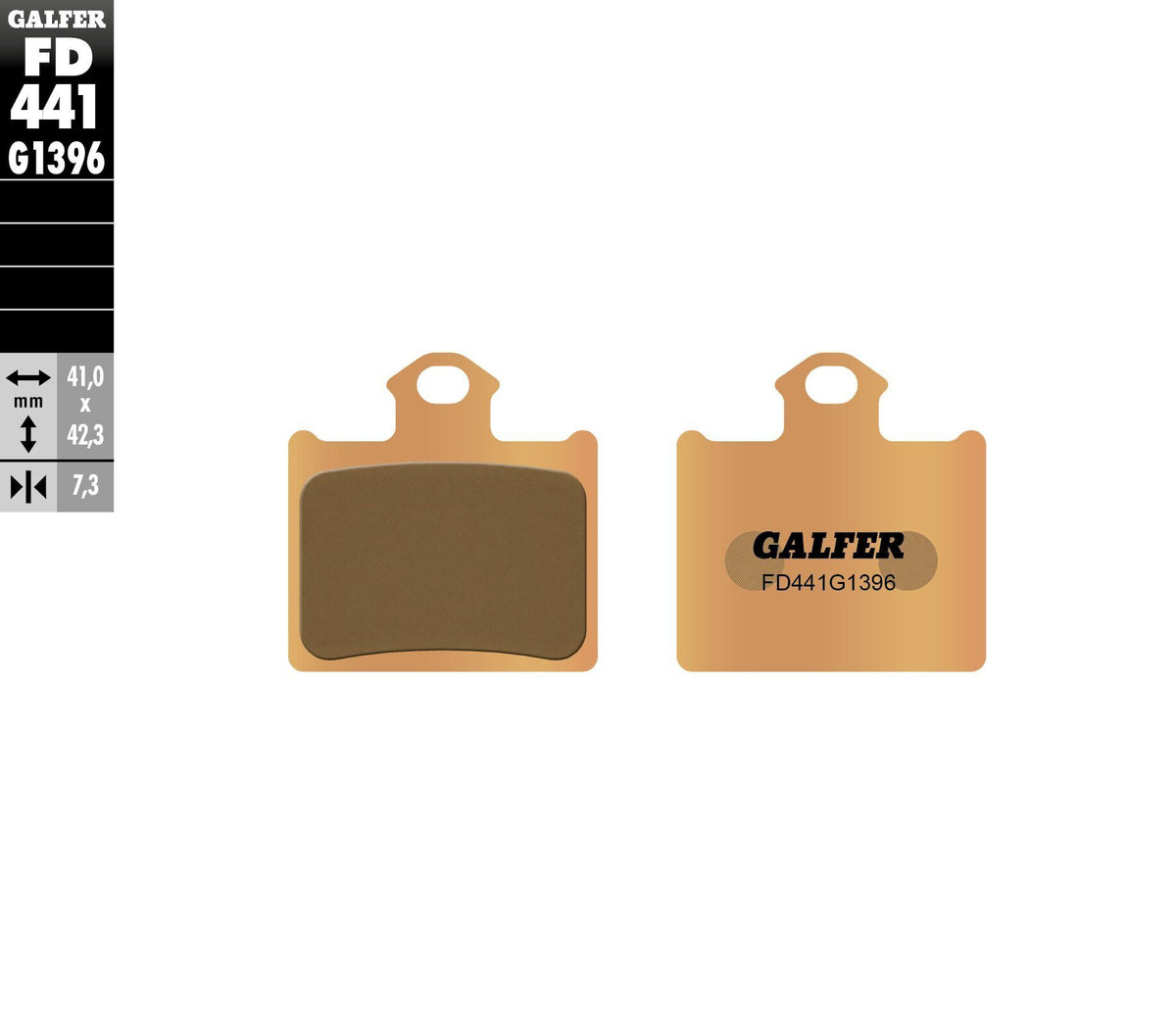 Galfer Brake Pads Sintered FD441G1396 for KTM and Husqvarna Offroad Motorcycles