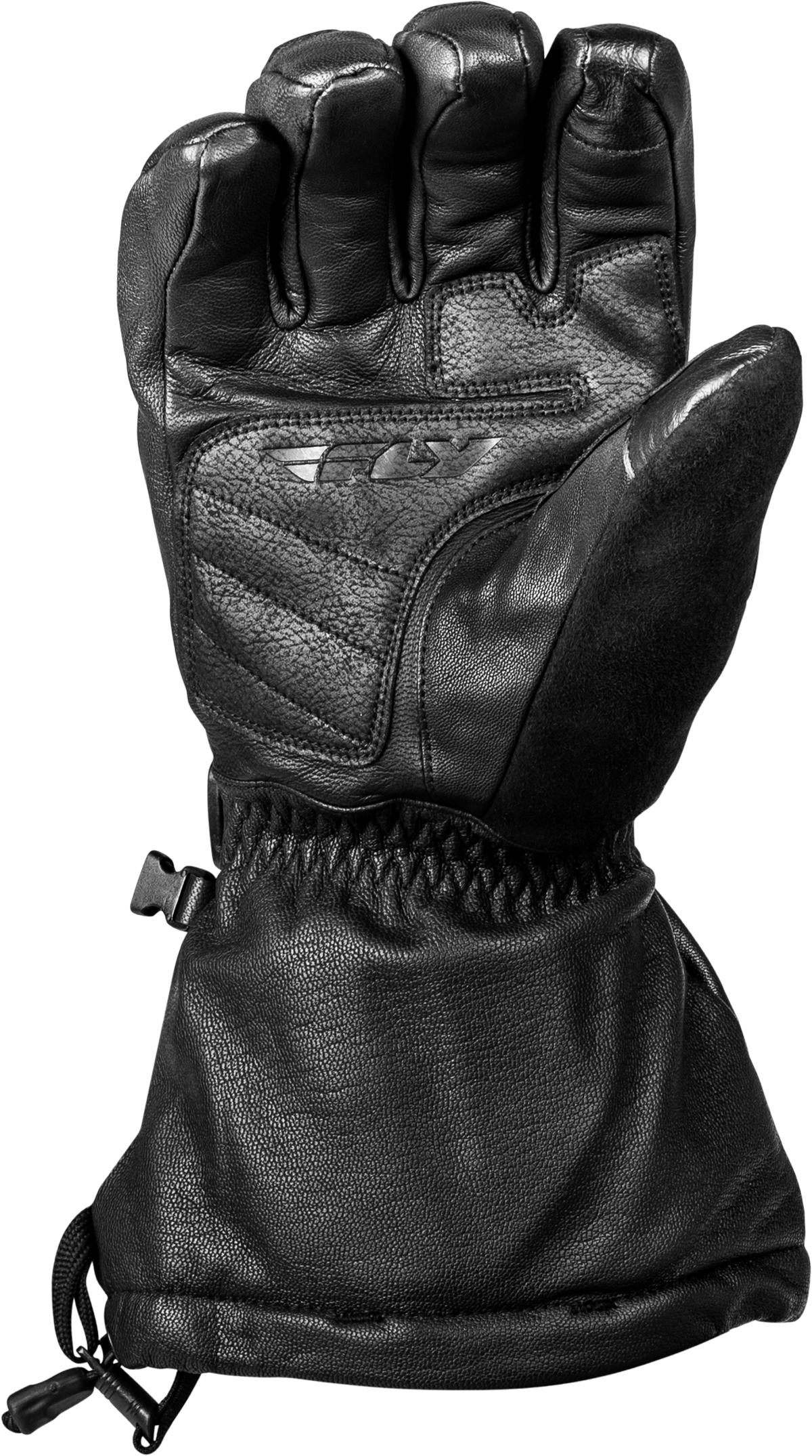Fly Racing Glacier Gloves Black Small – Cold Weather Snow Gloves for Men and Women