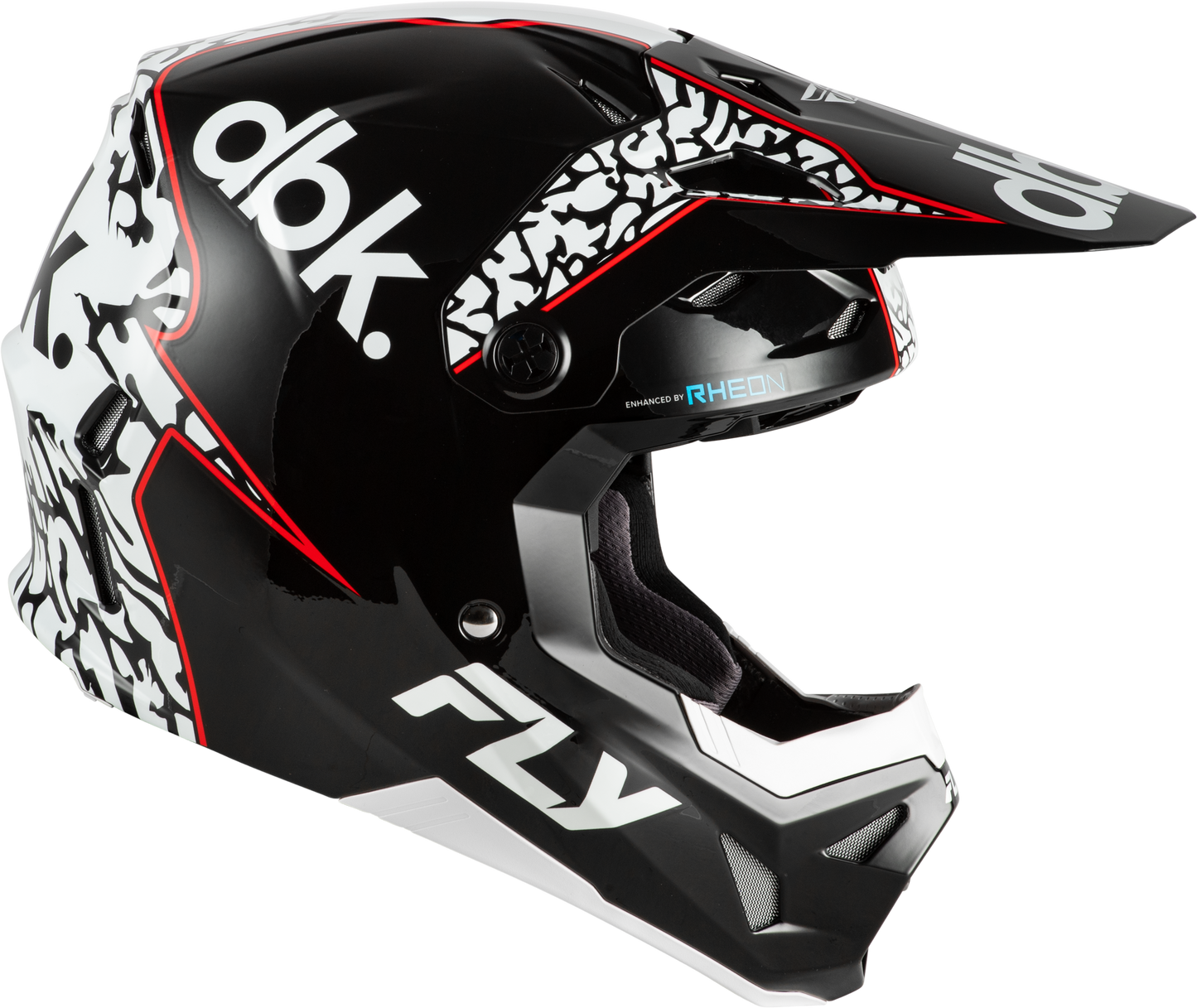 Fly Racing Formula CP Off-Road Helmet - Black/White/Red, X-Large