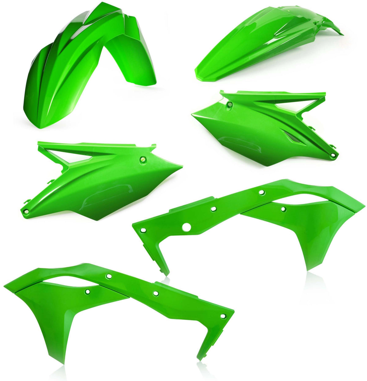 ACERBIS Plastic Body Kit for Kawasaki KX250F 2018-2020, Green