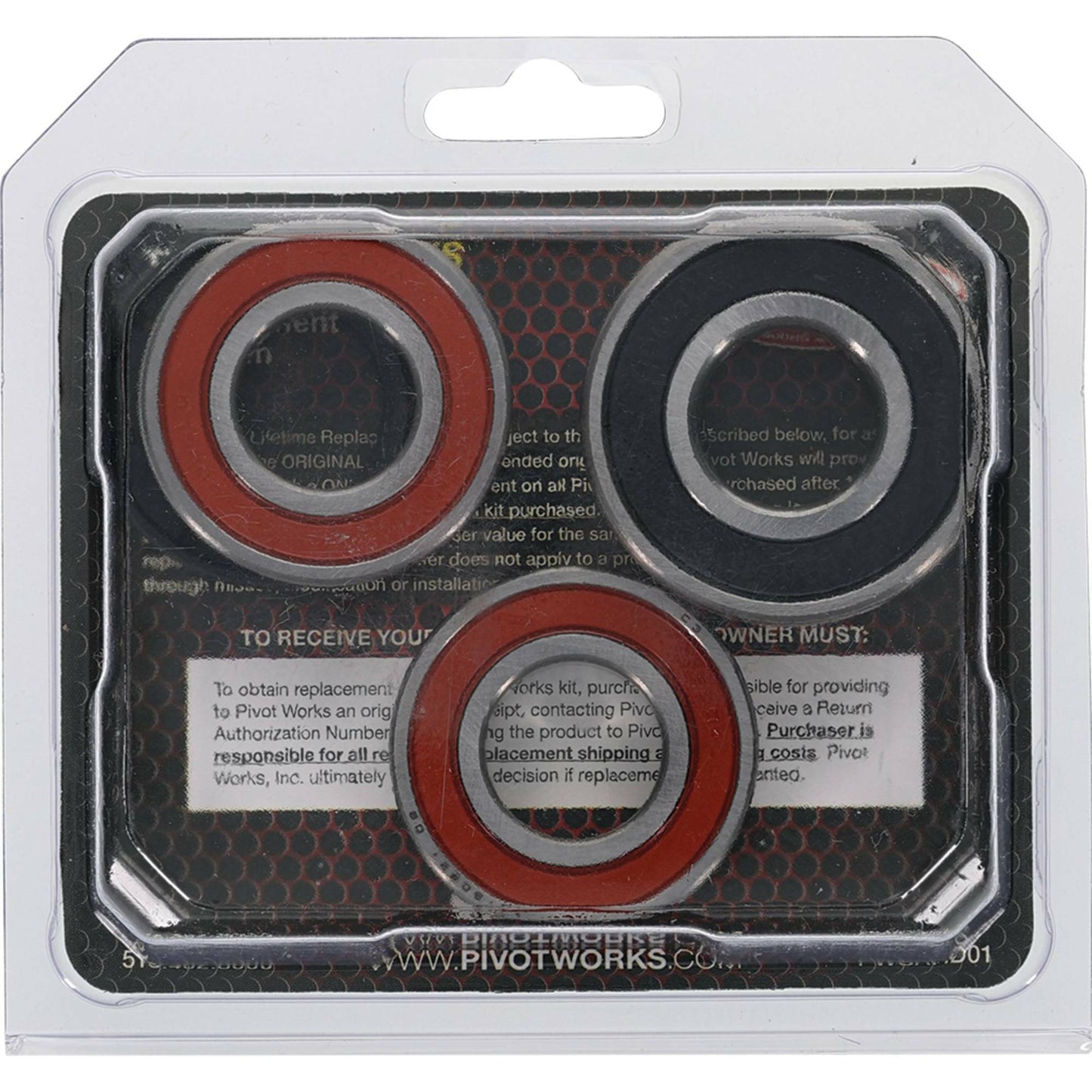 Pivot Works Wheel Bearing Kit Premium for Suzuki DR-Z250 and DR350 Models