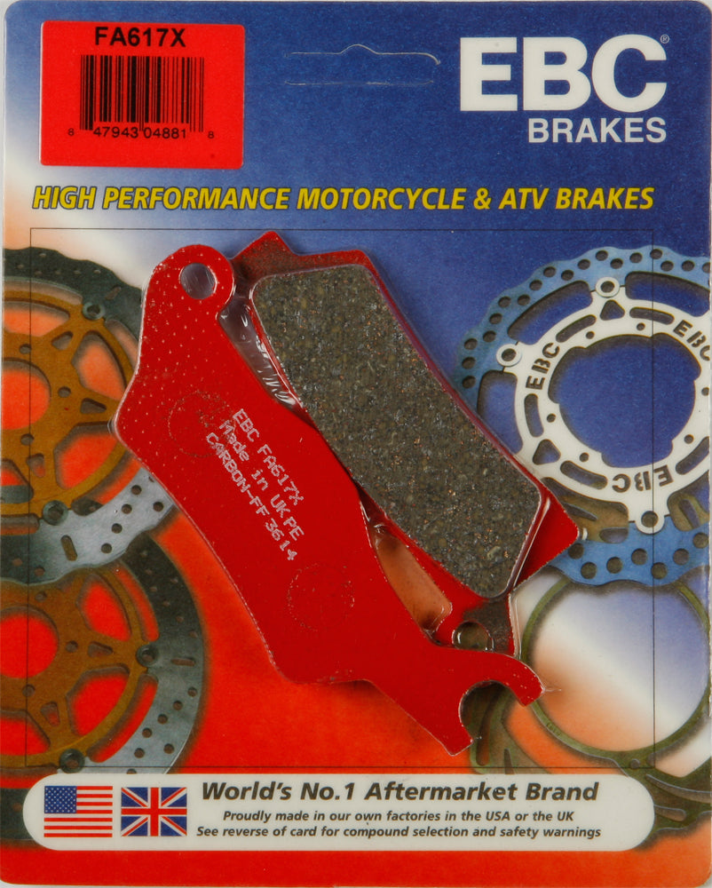 EBC Fa617X Carbon X Series Brake Pads for Can-Am Outlander 2015 Models