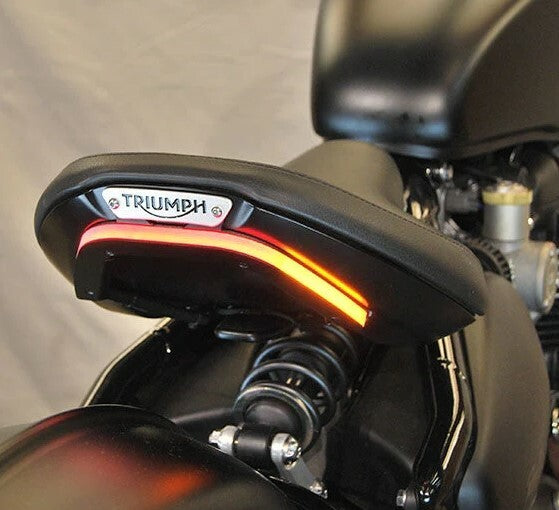 New Rage Cycles Bobber Taillight with LED and License Plate Kit for Triumph Bonneville Bobber 1200
