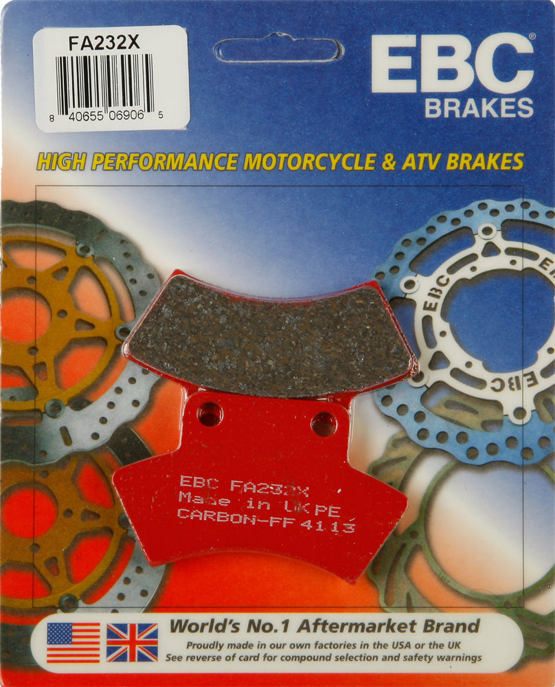 EBC FA232X Brake Pads for Polaris ATV/UTV – Reliable Stopping Power