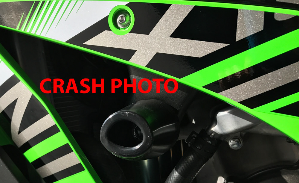 Shogun Motorsports Black Frame Sliders for Kawasaki Ninja ZX-10R – Part Number 750-4959