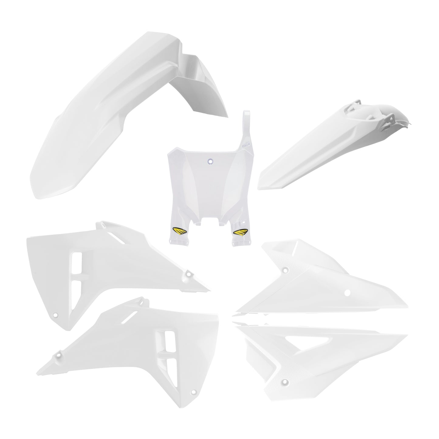 Cycra 714-2006 5-Piece White Offroad Body Kit - Replacement Plastic Parts