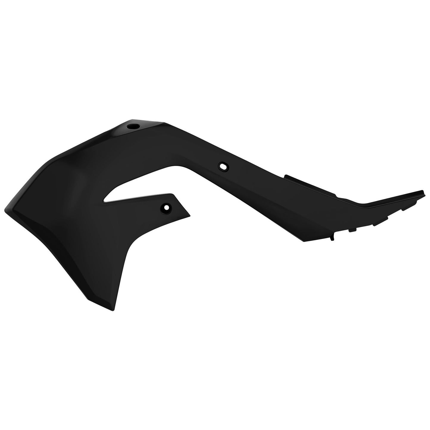 POLISPORT Radiator Shroud Black for Kawasaki KX Series Offroad Motorcycles